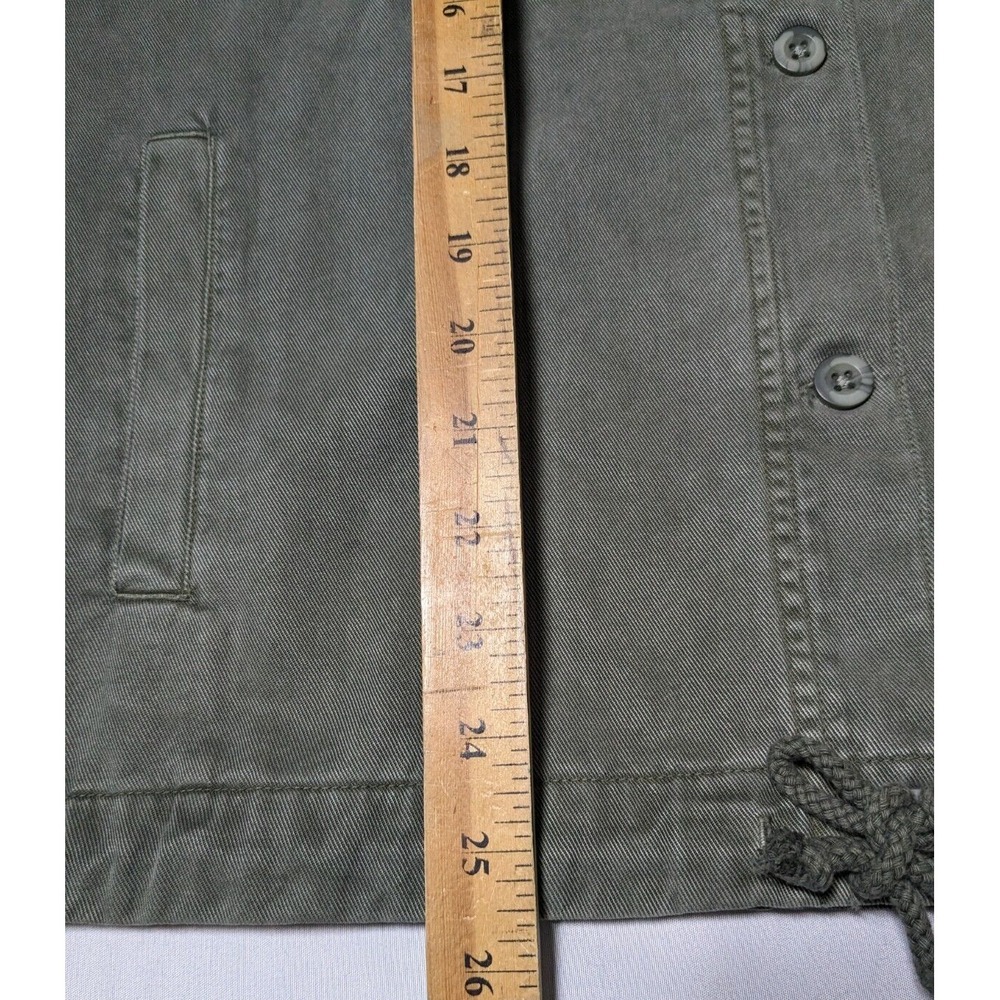 SIDE STITCH Los Angeles Women Small Green‎ Lyocell Cotton Lightweight Jacket - Picture 9 of 15